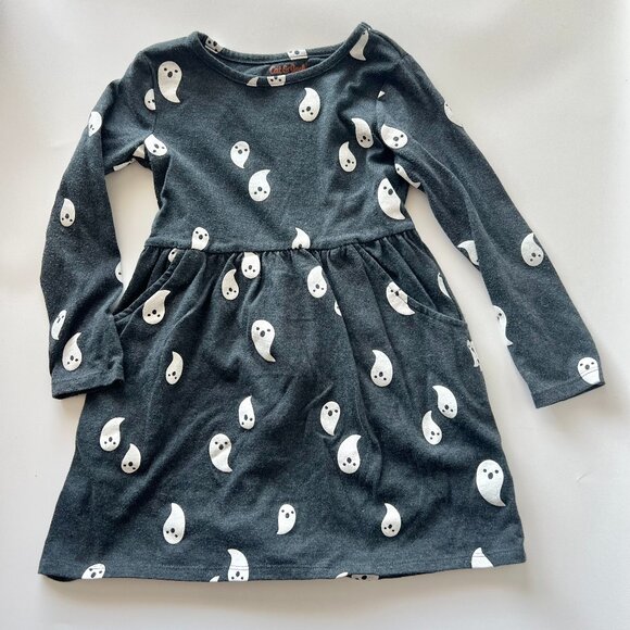 Cat & Jack Other - Girls xs 4/5 cat & jack gray halloween ghost dress